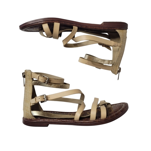 Sam Edelman Gibbs Gladiator Sandals Size 7 - Picture 3 of 5